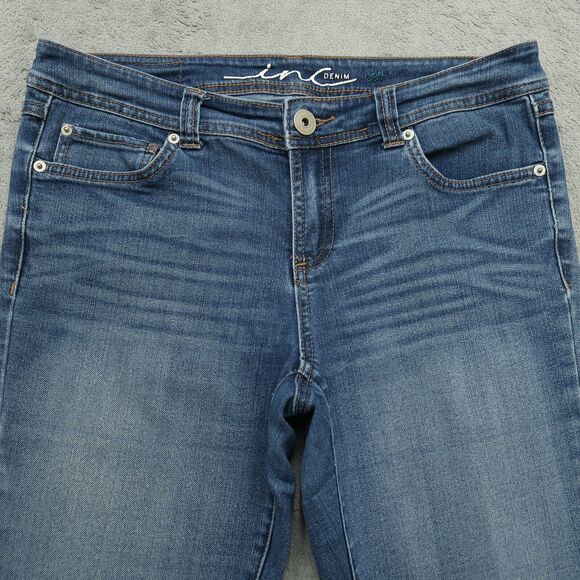 International Concepts Jeans Women's Size 8 Blue Low-Rise Skinny 30" Inseam - Picture 9 of 14